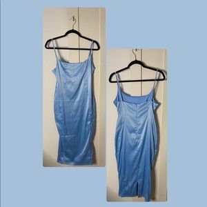 Fashion Nova - A Romantic Comedy Satin Midi Dress